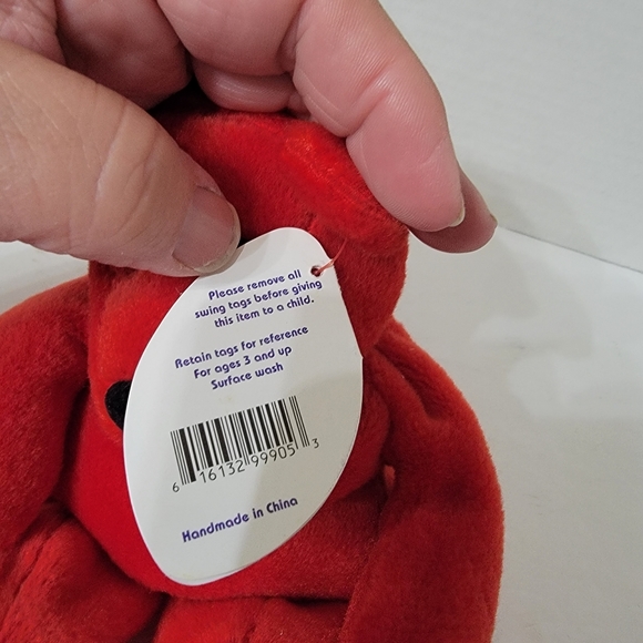 Salvino's Bammers Beanie Bear. 1999  Series #8 Steve Young - Picture 10 of 12